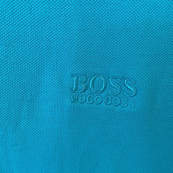 HUGO BOSS Pima Cotton Seafoam Polo - Picture 4 of 5